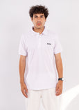 Hugo Boss polo tshirt in cotton White with logo details