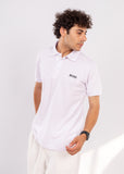 Hugo Boss polo tshirt in cotton White with logo details